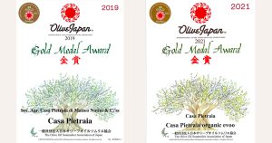 Olive oil Japan Gold medal Award